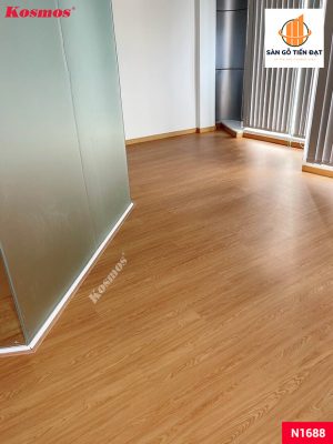 công trình Sàn nhựa hèm khóa Kosmos N1688 do Tiến Đạt thi công
