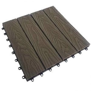 Vỉ gỗ nhựa ngoài trời VI300X300-3D