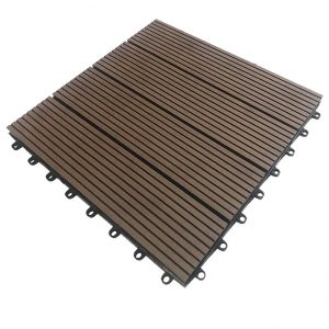 Vỉ gỗ nhựa ngoài trời VI300X300-VG màu coffee