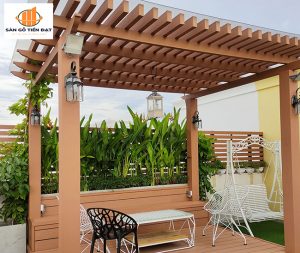 thanh lam go nhua ngoai troi