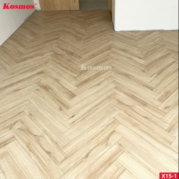 Sàn gỗ xương cá X15-1 vàng kem Sàn gỗ xương cá X15-1 vàng kem