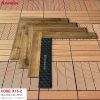 Sàn gỗ xương cá X15-2 nâu vàng