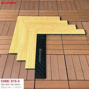 Sàn gỗ xương cá X15-3 vàng sồi nhạt